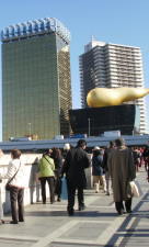吾妻橋からの511ｍスカイツリー　2010.12.8